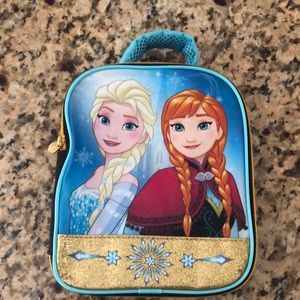 Frozen Elsa and Anna Lunch Bag, never been used
